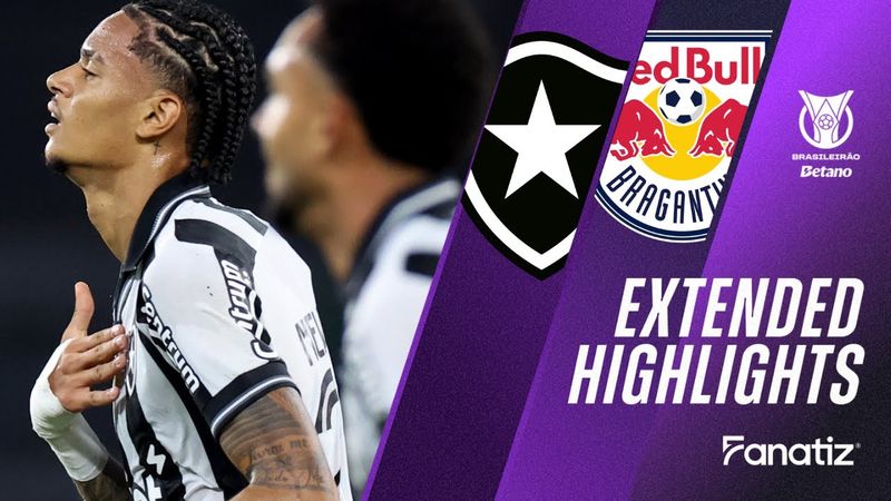 Botafogo vs. Red Bull Bragantino 4 - 1 I Game Highlights I Brasileirão 2025