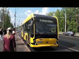 Ярославль. Поездка на троллейбусе ВМЗ-5298.01 "Авангард". б.204. маршрут 3. 29.05.24