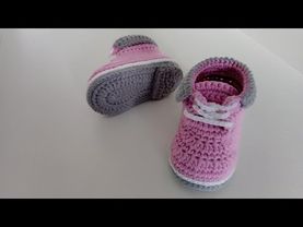 ПИНЕТКИ САПОЖКИ С КАБЛУЧКОМ/KNITTED BOOTIES/ РАЗМЕР ПОДОШВЫ 11 СМ.