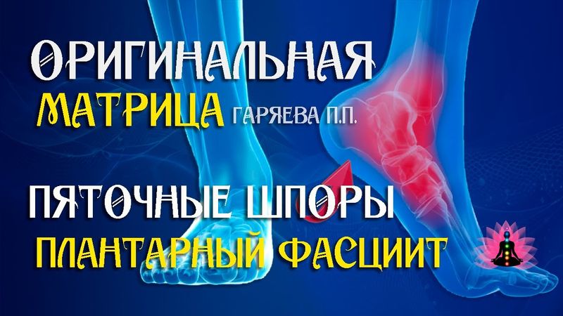 «Пяточная шпора» ⚠️ Оригинальная  матрица Гаряева П.П ☀️ SoftRadio.ru