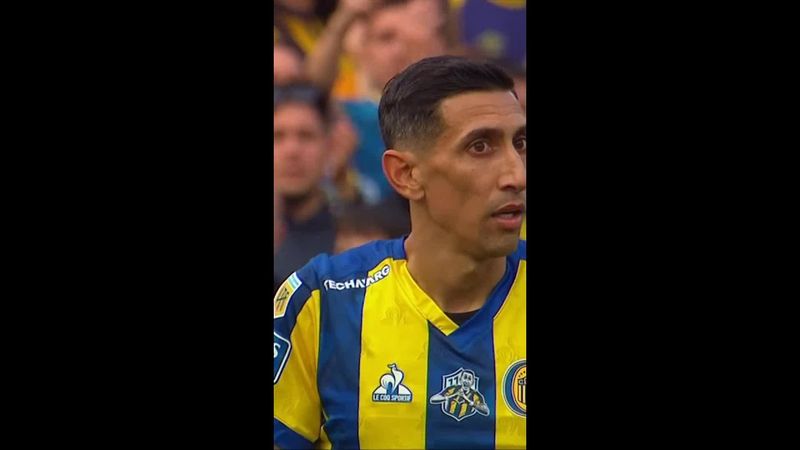 ✨ ¡PRIMER REMATE DE DI MARÍA CON LA CAMISETA DE CENTRAL!
