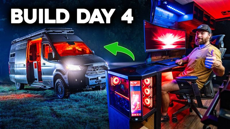 Building a GAMING PC into a 4x4 CAMPER VAN