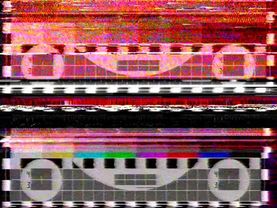 Настроечная таблица и фрагмент начала эфира после профилактики (1 канал Останкино, ~1992-1993)