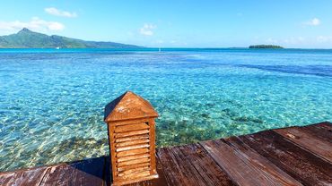 The Most Beautiful Ocean View of Taha'a's Tropical Lagoon