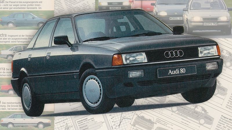 AUDI 80 B3 • БОЧКА против ВСЕХ • ИСТОРИЯ автомобиля 1980-х