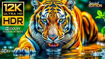 DOLBY VISION 🌿 12K HDR 120fps - Unbelievable Colorful Animal World #BGM