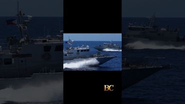 India and the Philippines stage joint naval drill in the disputed South China Sea