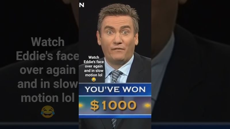 Eddie McGuire when you get the $32,000 question wrong on Who Wants to be a Millionaire (DVD Game)
