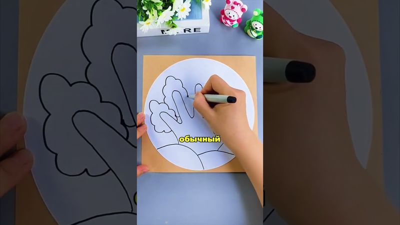 К этой осенней поделке даже листья не нужны