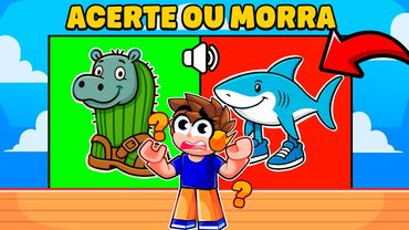 ACERTA O ITALIAN BRAINROT ou MORRA no ROBLOX!