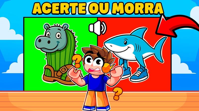 ACERTA O ITALIAN BRAINROT ou MORRA no ROBLOX!