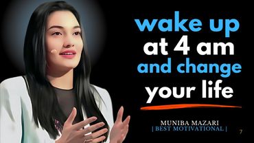 Wake Up at 4 AM and Change Your Life|| Muniba Mazari Best Motivational Speech