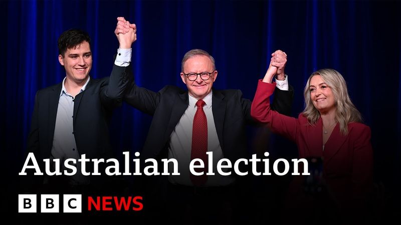 Australian PM Anthony Albanese wins re-election, local networks project | BBC News