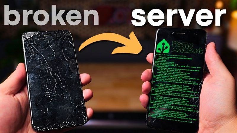 I Turned This Broken Phone Into A Home Server