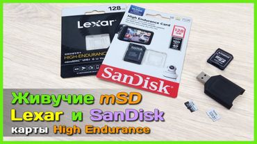 📦 Живучие карты памяти Lexar и SanDisk High Endurance ⏳ - Обзор microSD карт для тяжелых условий