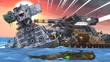 Turning point on the Iron Monster - Cartoons about tanks