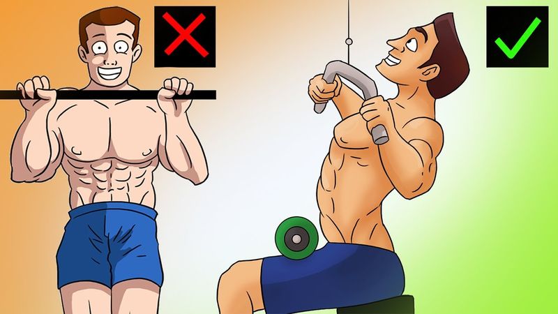 Лучшие упражнения в Тренажерах и со Свободными Весами