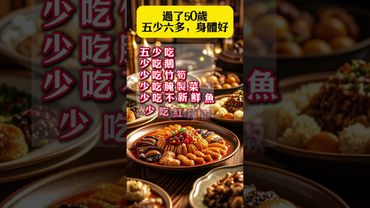 過了50歲五少六多，身體好！ #運勢 #正能量 #生肖#養生