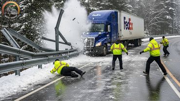 Icy Road Madness Caught On Camera - Winter Crash #1