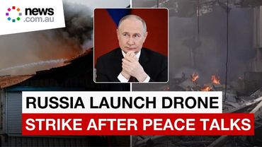 Russia launches largest drone attack after peace talks