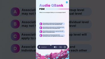 A Glimpse Of PSM Audio QBank