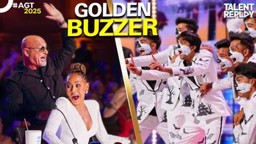 Indian Dance Crew's SPOOKY Audition Gets The Golden Buzzer | AGT 2025