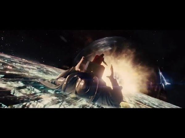 Тор уничтожает Радужный Мост. Момент из фильма Тор 2011