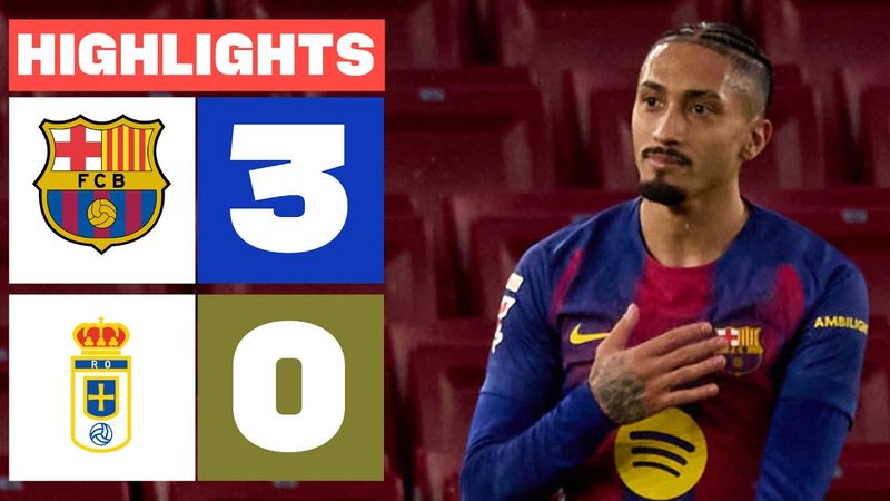 FC BARCELONA 3 - 0 REAL OVIEDO | HIGHLIGHTS LALIGA EA SPORTS
