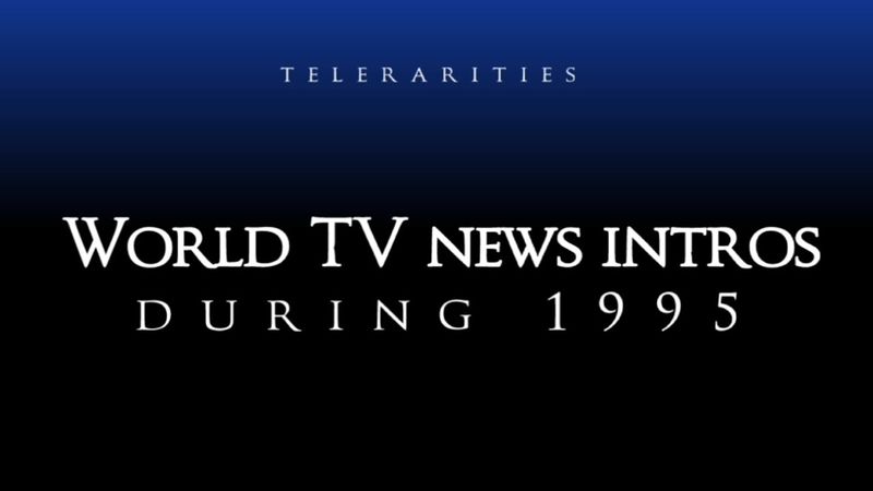 World TV news intros during 1995 | 🌎