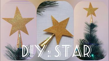 Звезда на ёлку своими руками
