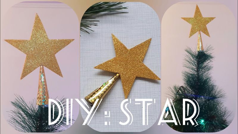 Звезда на ёлку своими руками