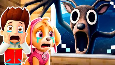 ЩЕНЯЧИЙ ПАТРУЛЬ ПРЯЧЕТСЯ от ОЛЕНЬ 99 НОЧЕЙ В ЛЕСУ ПОХИТИЛ РАЙДЕРА СКАЙ в МАЙНКРАФТ