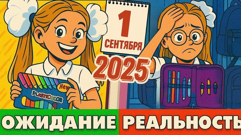 1 сентября 2025 ОЖИДАНИЕ vs РЕАЛЬНОСТЬ BACK TO SCHOOL школа / НАША МПША