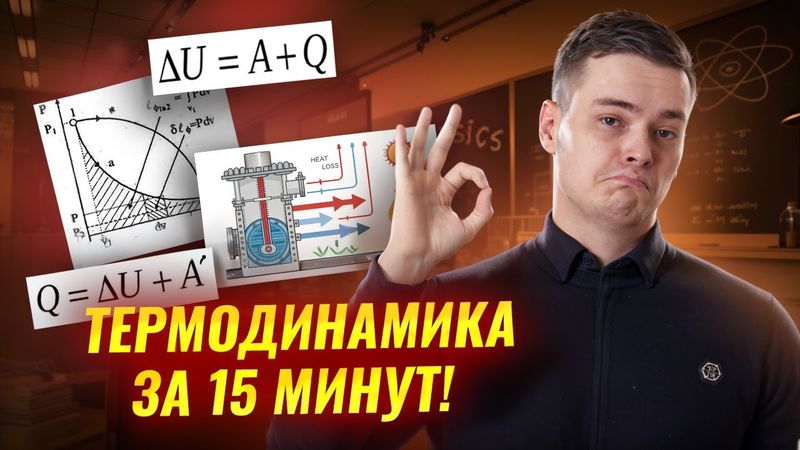 Термодинамика физика 10 класс для ЕГЭ: основы за 15 минут | Умскул