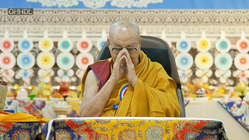 Dalai Lama prays at landmark 90th birthday launch | AFP