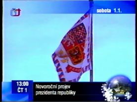 31.12.1999 - ČT1 - závěr Zpráv, upoutávka, reklama