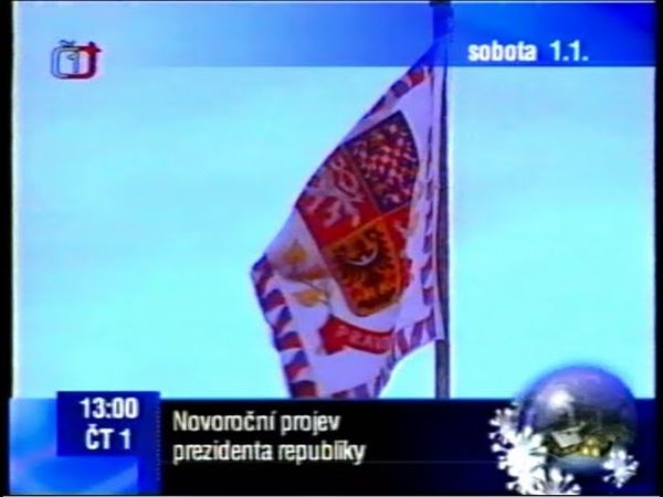 31.12.1999 - ČT1 - závěr Zpráv, upoutávka, reklama