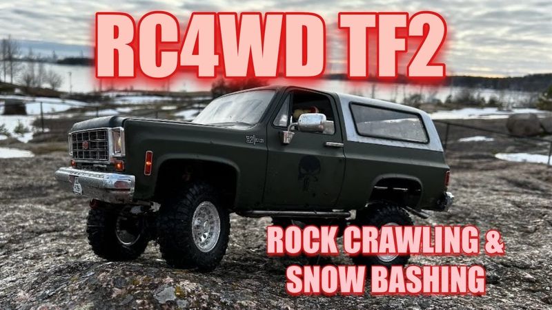 RC4WD TF2 Chevrolet Blazer K5 hard body Rock crawling & Snow bashing