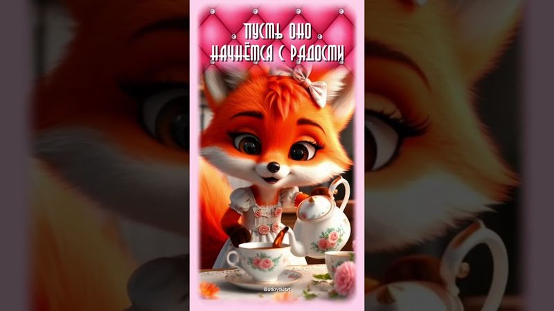 С Добрым утром. Все открытки теперь в ТГ, ссылка в описании