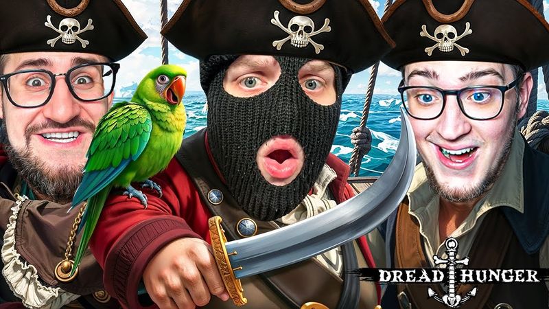 МЫ ПИРАТЫ! ФРЕШ, КОФФИ И ЭНДИФАЙ ПРЕДАТЕЛИ НА КОРАБЛЕ! КТО ИЗ ПИРАТОВ ПРЕДАТЕЛЬ В DREAD HUNGER!