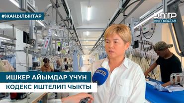 ИШКЕР АЙЫМДАР ҮЧҮН КОДЕКС ИШТЕЛИП ЧЫКТЫ