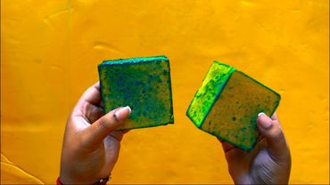 Reformed Gym Chalk Crush | Green | Blocks and Pjs | PettyASMRR | Oddly Satisfying