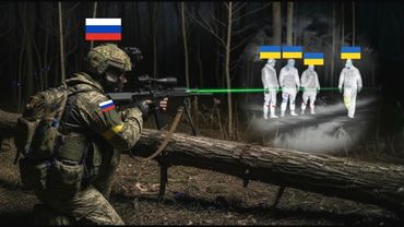 Сообщается, что российские снайперы вступают в бой с украинскими войсками на линии фронта