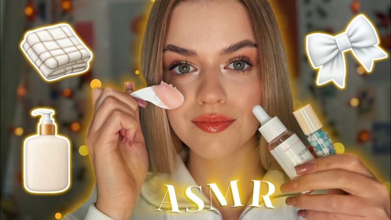 АСМР Старшая Сестра Нежно Заботится о Тебе✨ уход за кожей ❤️ звуки рта