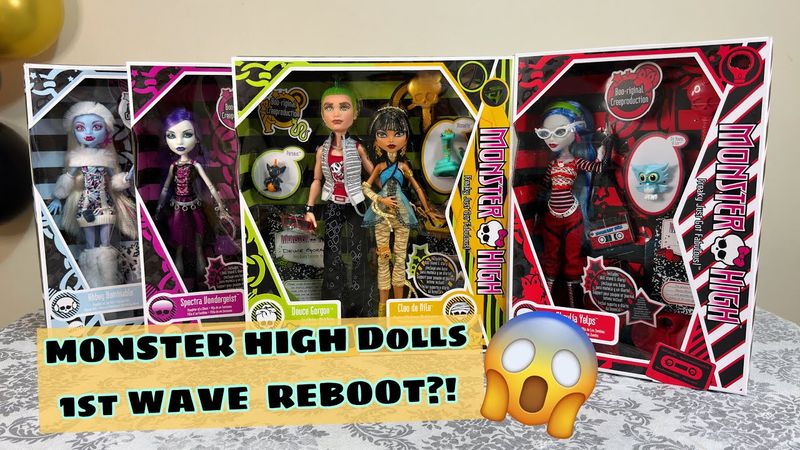 КУПИЛА ИХ ВСЕХ! ASMR UNBOXING OF MONSTER HIGH DOLLS 1st WAVE REBOOT - Cleo and Deuce