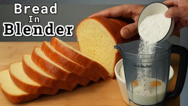 You Won’t Believe This Bread Made in a Blender! Just Blend & Bake-No Kneading!
