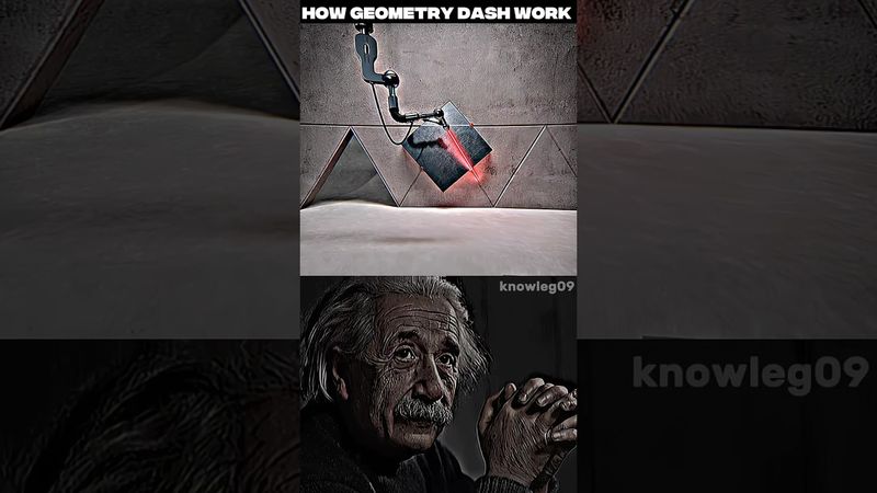 geometry dash is amazing 💀 SIGMA PHYSICS TEACHER 🗿 #shorts #experiment #geometry