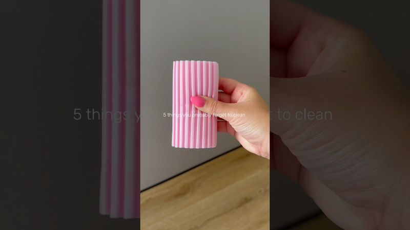 5 things you probably forget to clean 🎀 #cleantok #cleaning #cleanwithme #reminder #clean