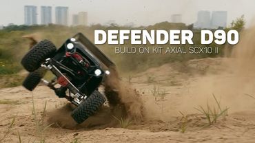 1/10 Scale Rc Defender D90 - SCX10 ii / Bashing off-road Driving 4X4 RC Car