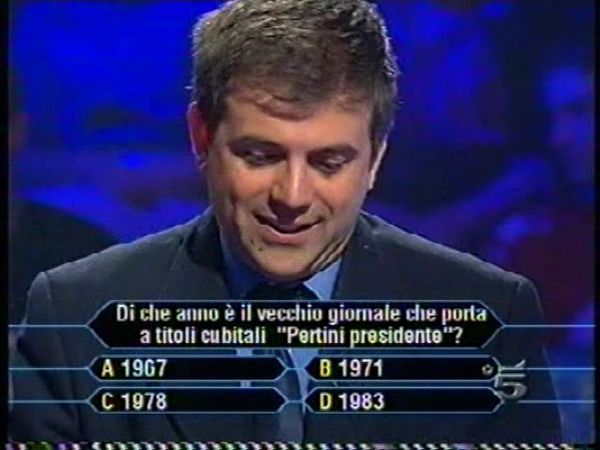 Chi Vuole Essere Milionario – parte 3- Aprile 2005